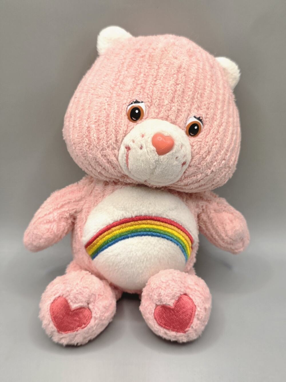 2003 Play Along Care Bears Corduroy Cheer Bear 8" Plush